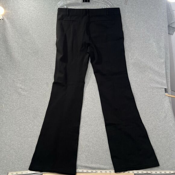 Betabrand Classic Dress Yoga Pants 2XL Long 33 inseam Ponte Knit Black Boot-Cut - Picture 2 of 11